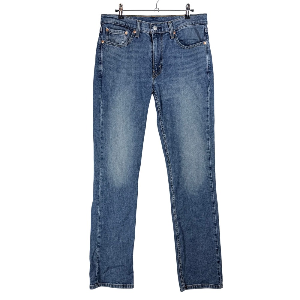 Levi's 514‎ Straight Fit Jeans Mens 32x34 Blue Excellent WaterLess Denim
